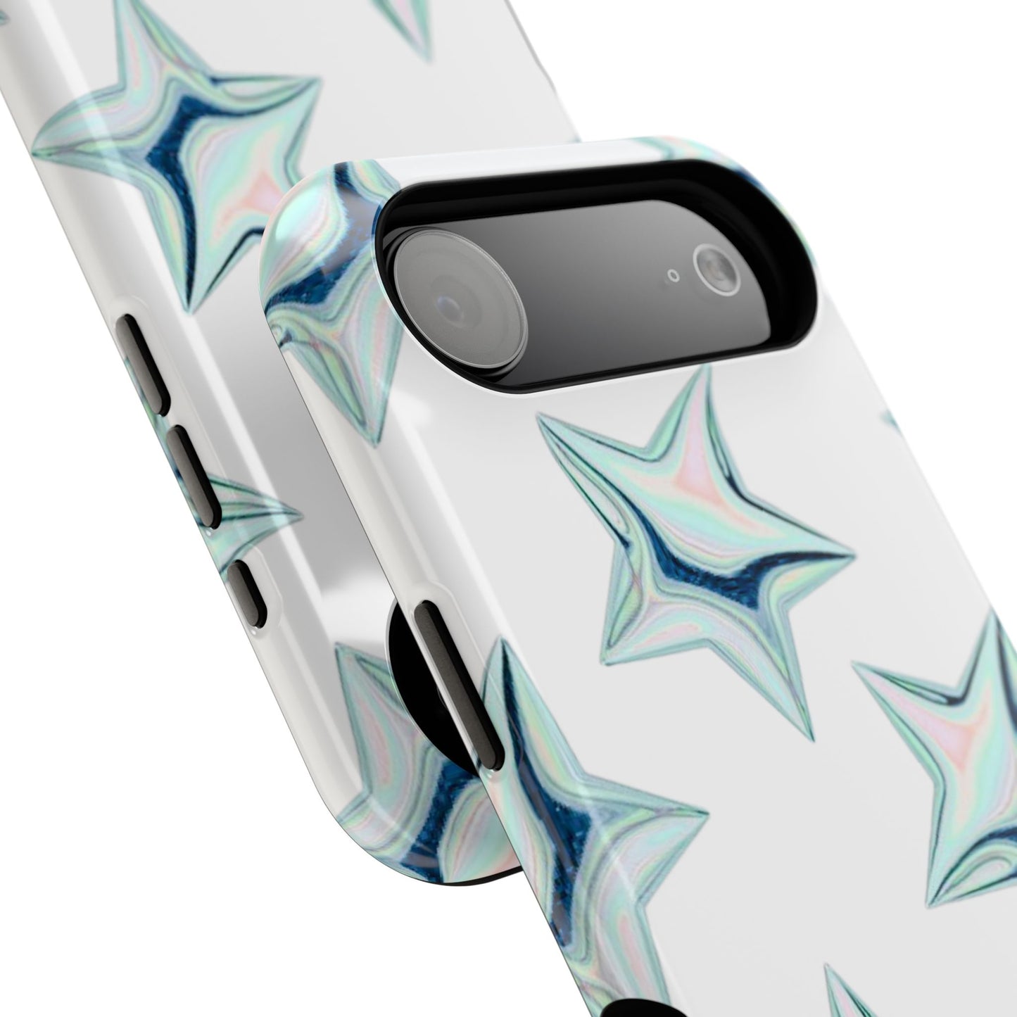 White Starburst Phone Case