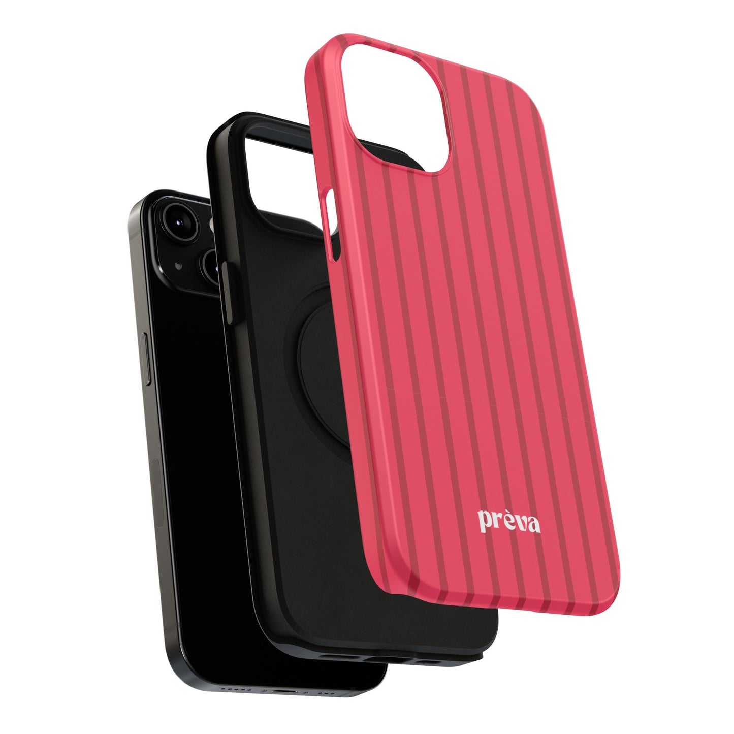 Pinky Red Stripes Phone Case