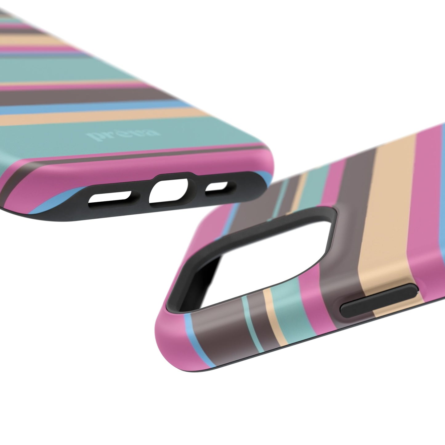 Cocoa Palm Stripes Phone Case