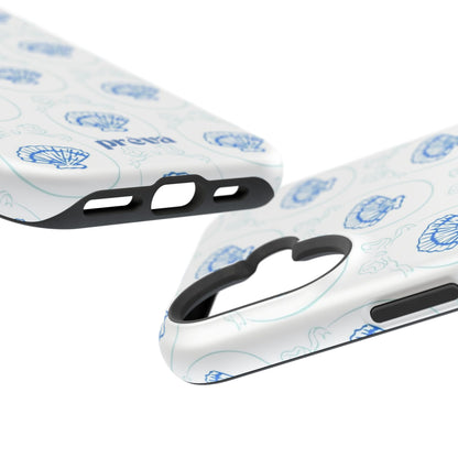 Fancy Teal Shell Phone Case