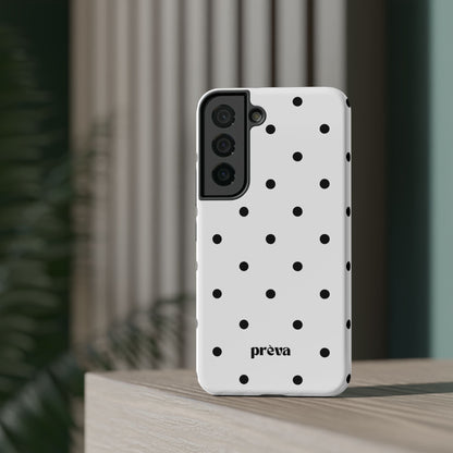 B&W polka dots Phone Case