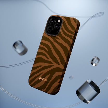 Brown Tiger Stripe Phone Case