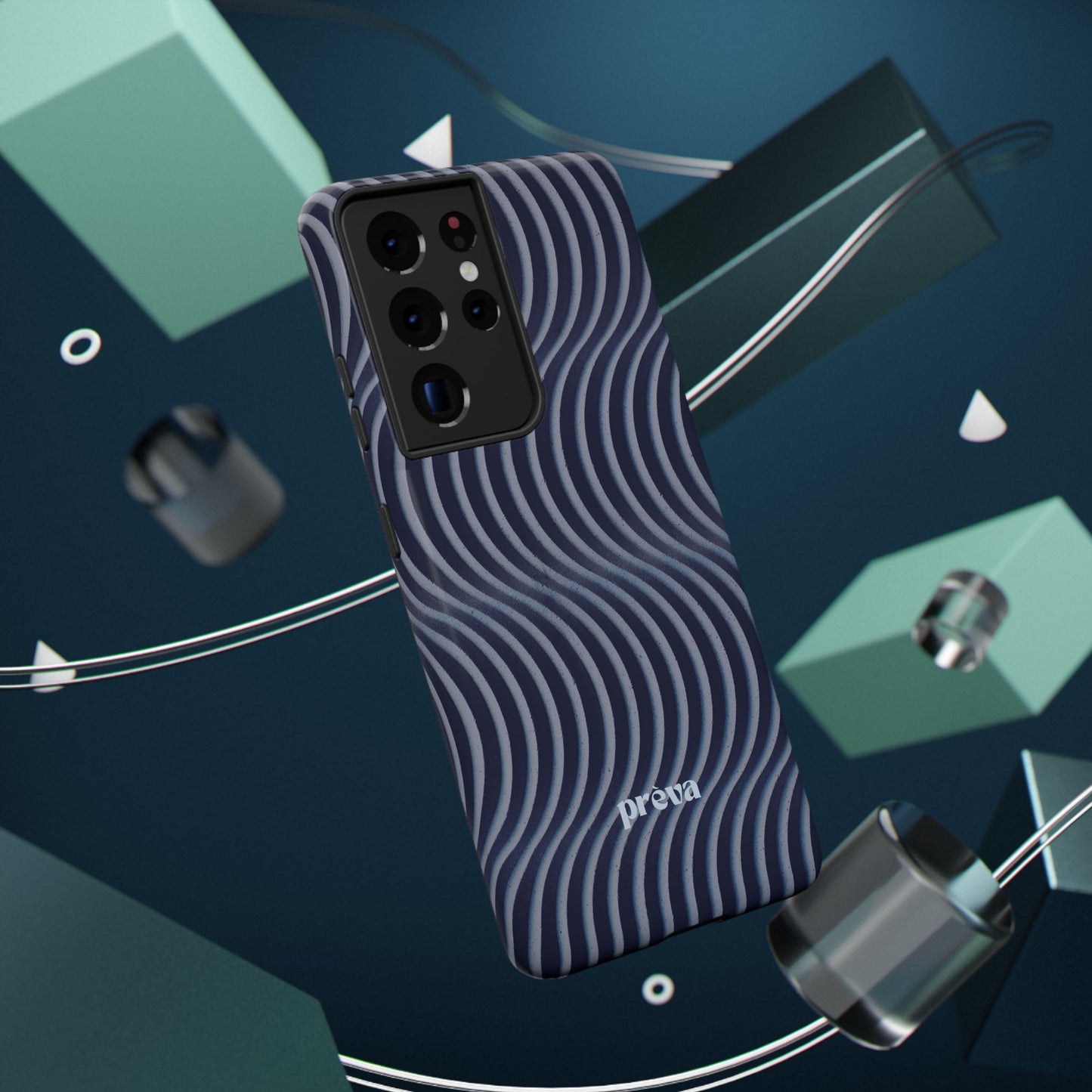 Wavy Navy Phone Case