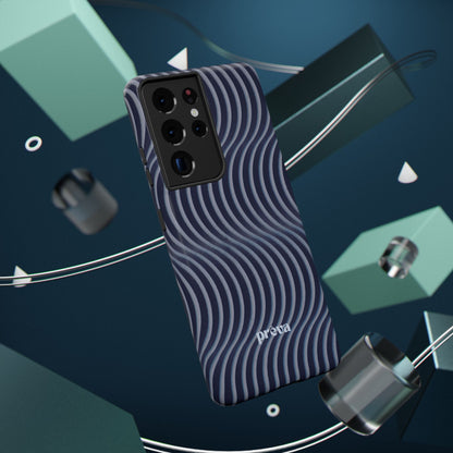 Wavy Navy Phone Case