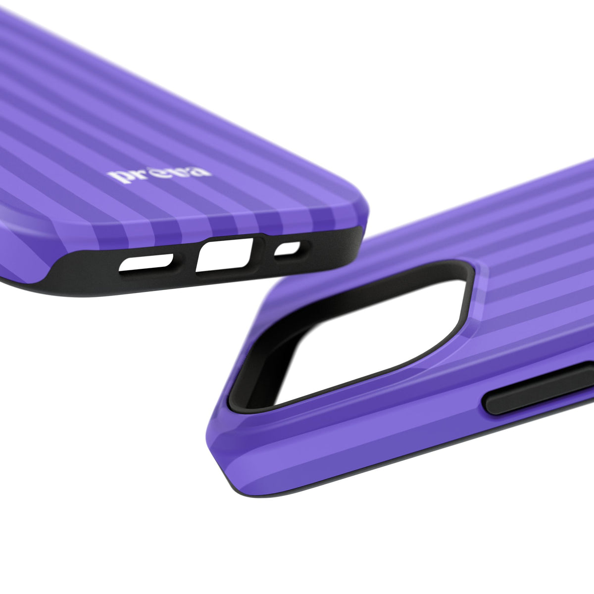 Dark Purple Stripes Phone Case