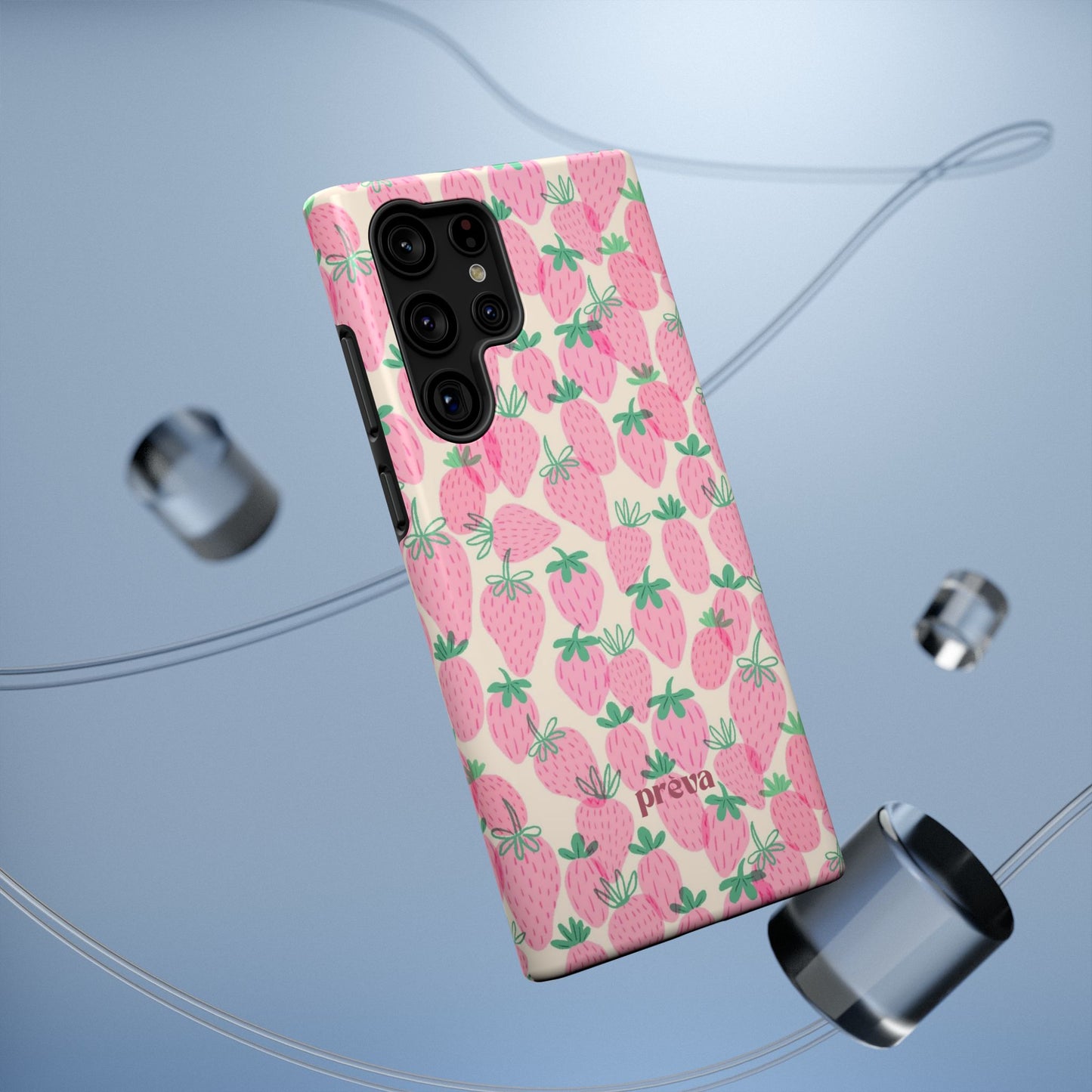 Pink Strawberry Phone Case