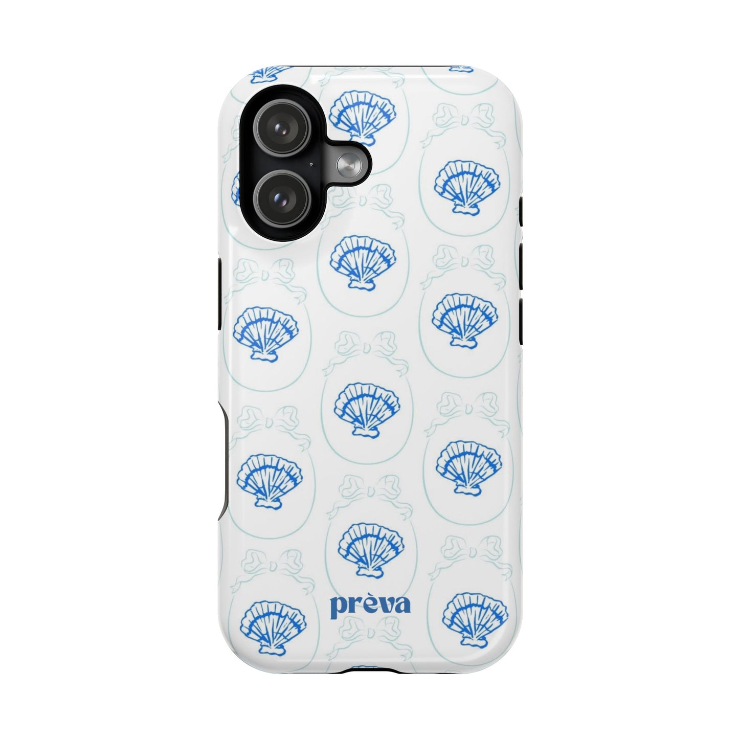 Fancy Teal Shell Phone Case