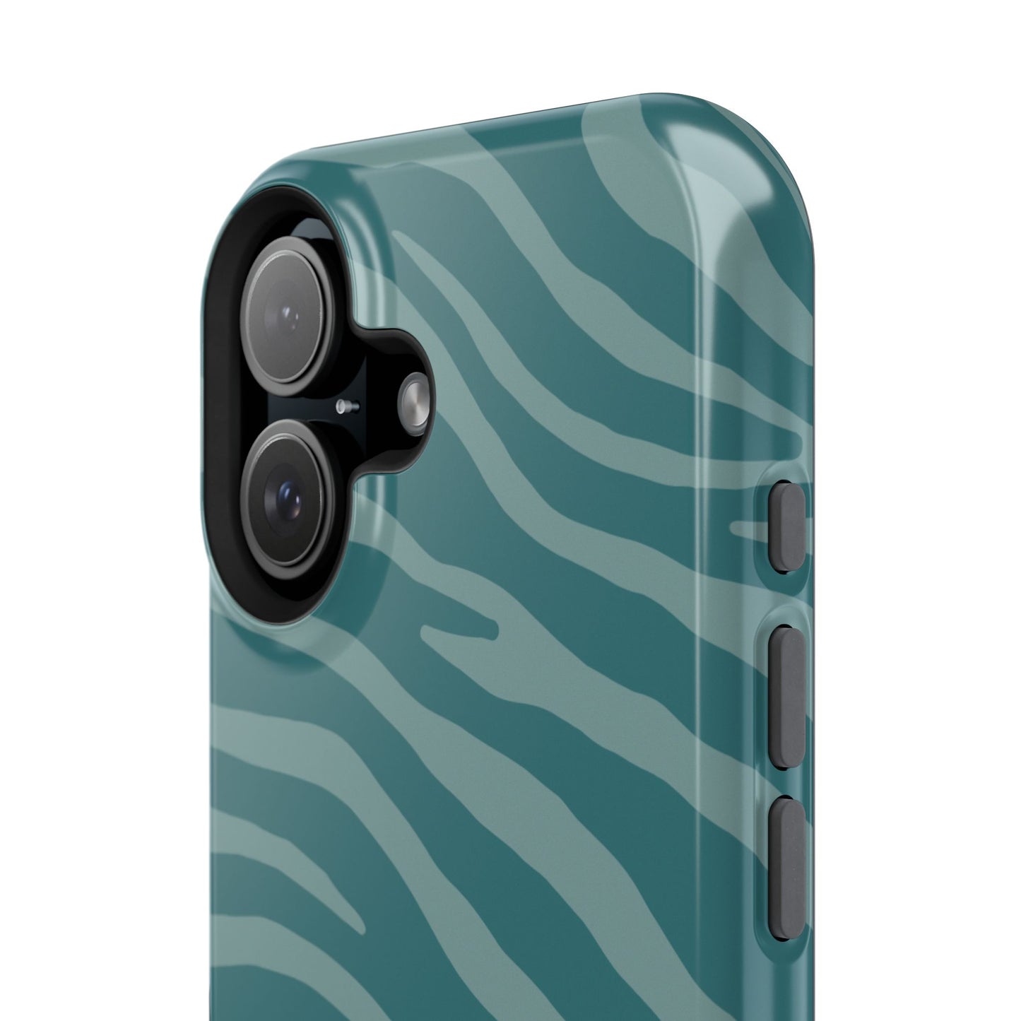 Teal Zebra Phone Case