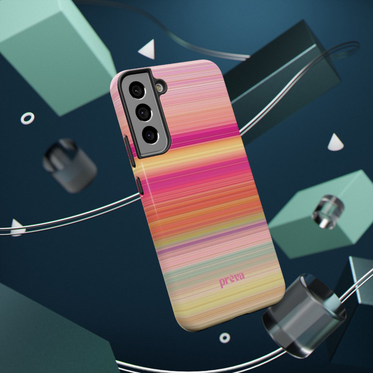 Pastel Stripe Rays Phone Case