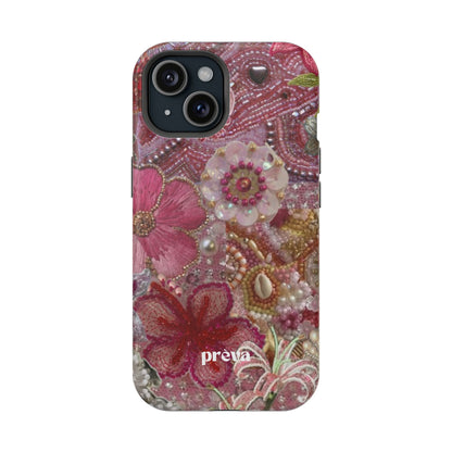 Floral Embroidery Phone Case