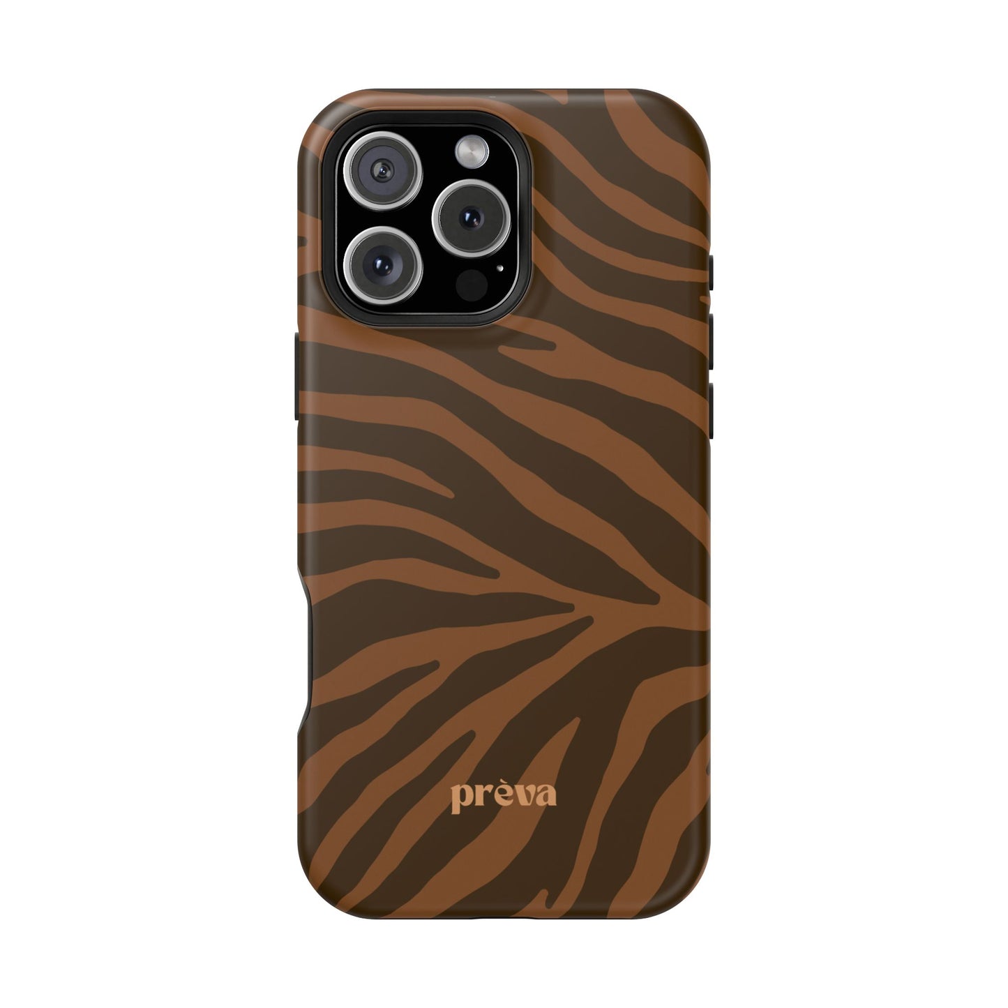 Brown Tiger Stripe Phone Case