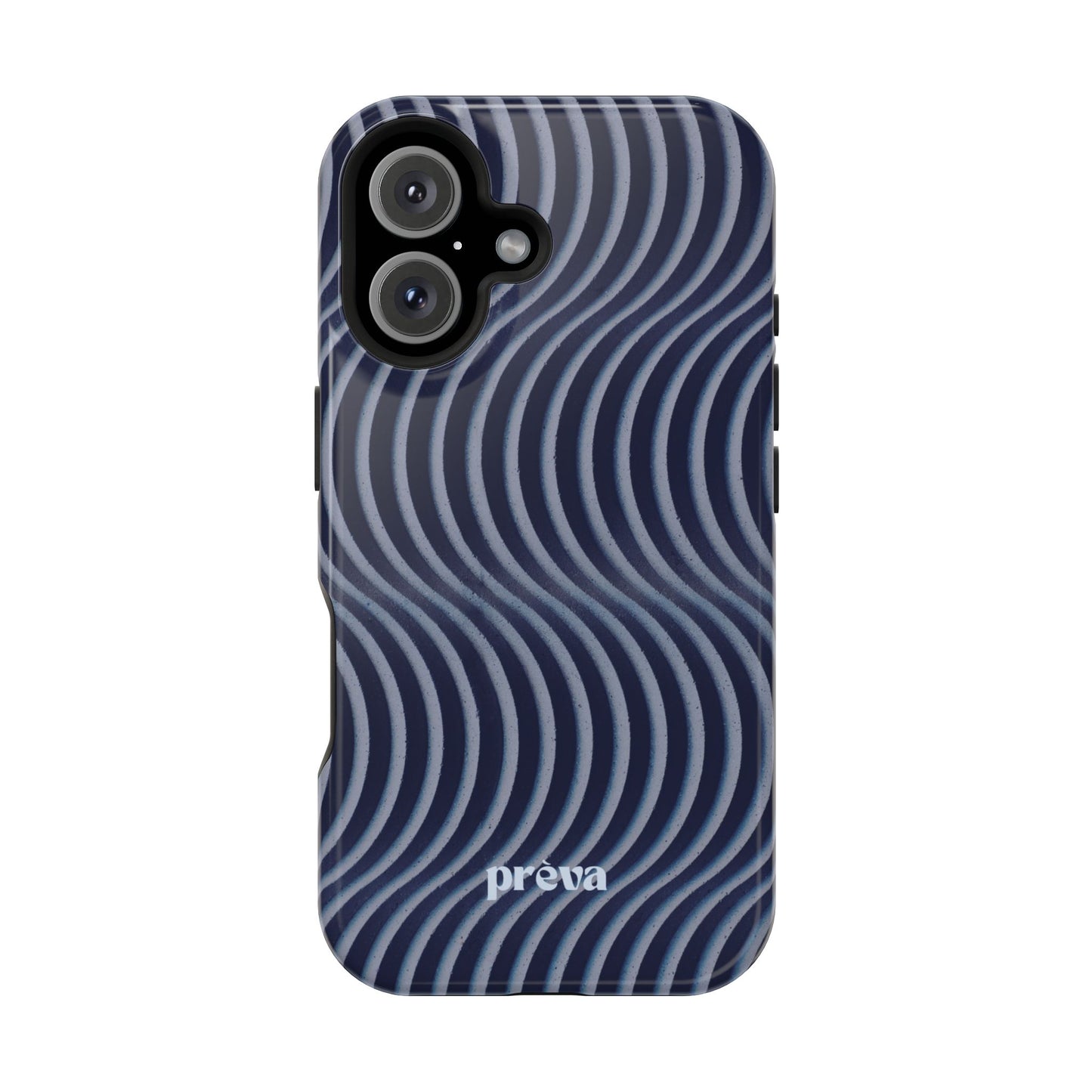Wavy Navy Phone Case