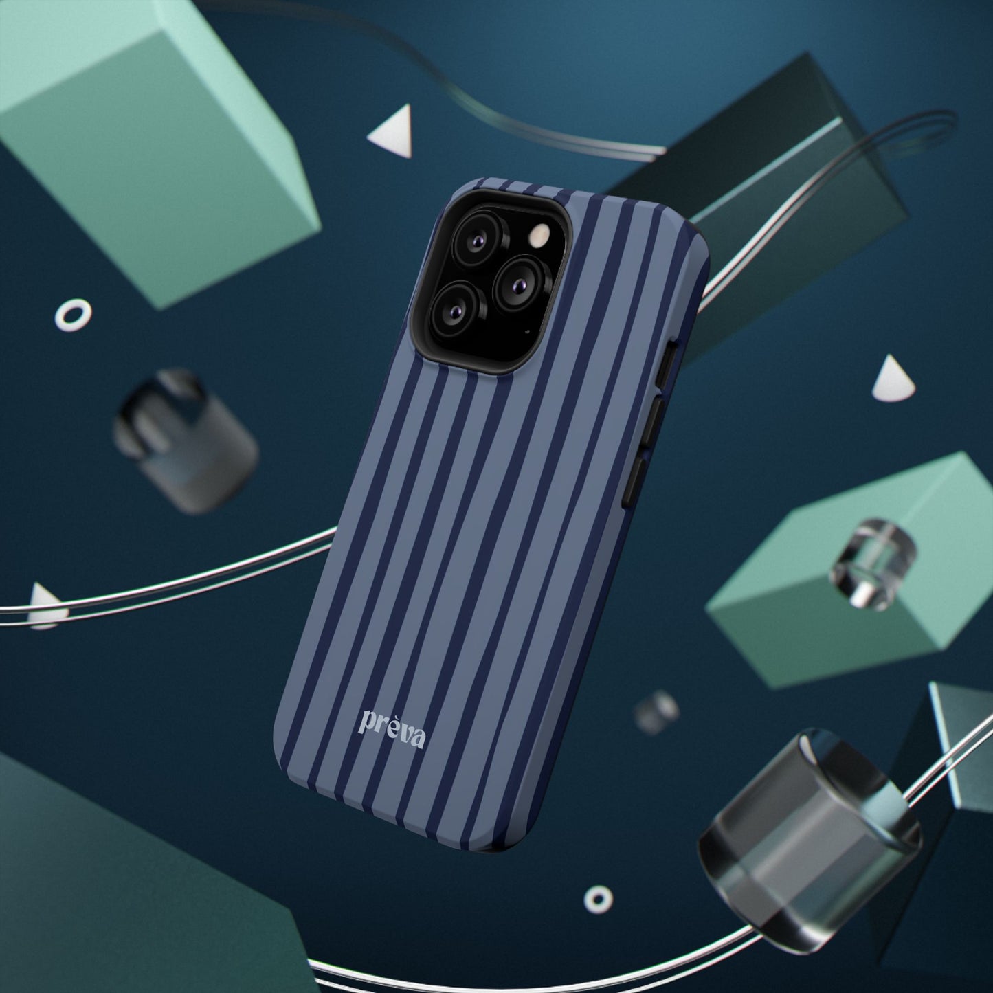 Navy Stripe Phone Case
