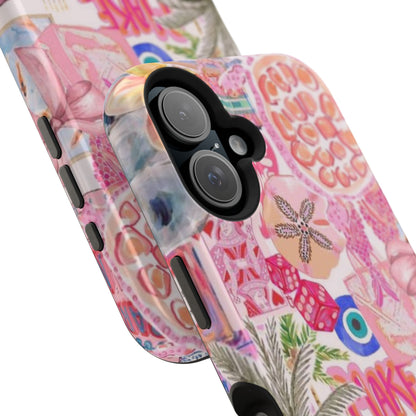 Pink Tropical Collage Phone Case