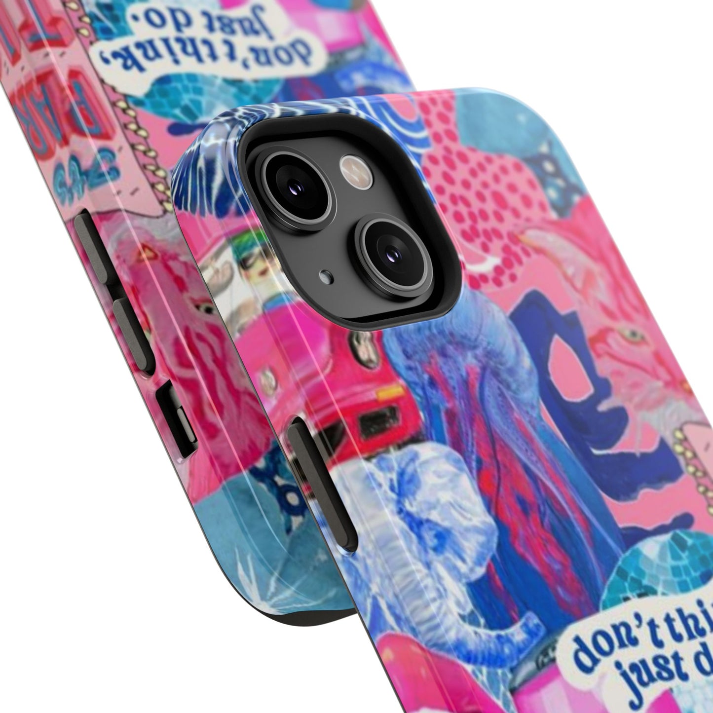 Vibrant Galaxy Collage Phone Case