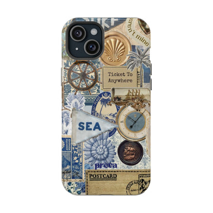 Neutral Travel Collage Phone Case