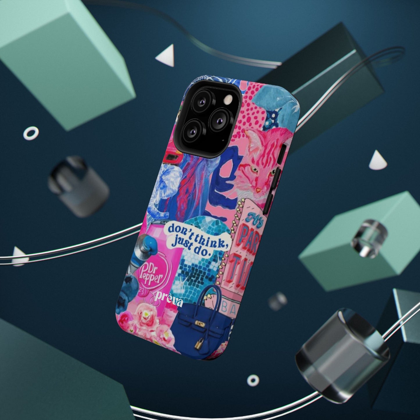 Vibrant Galaxy Collage Phone Case