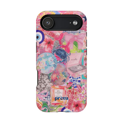 Floral & Pink Collage Phone Case