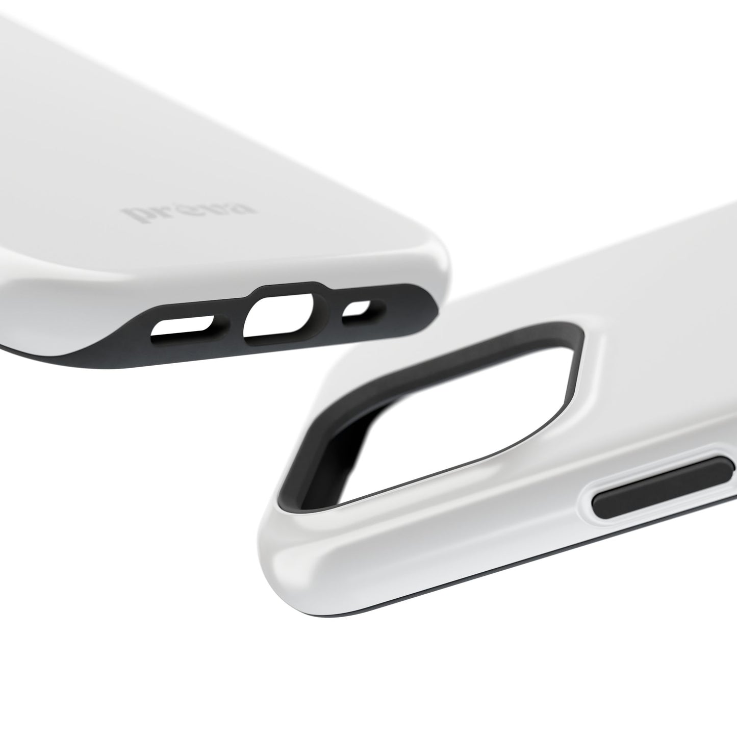 White & Grey Phone Case