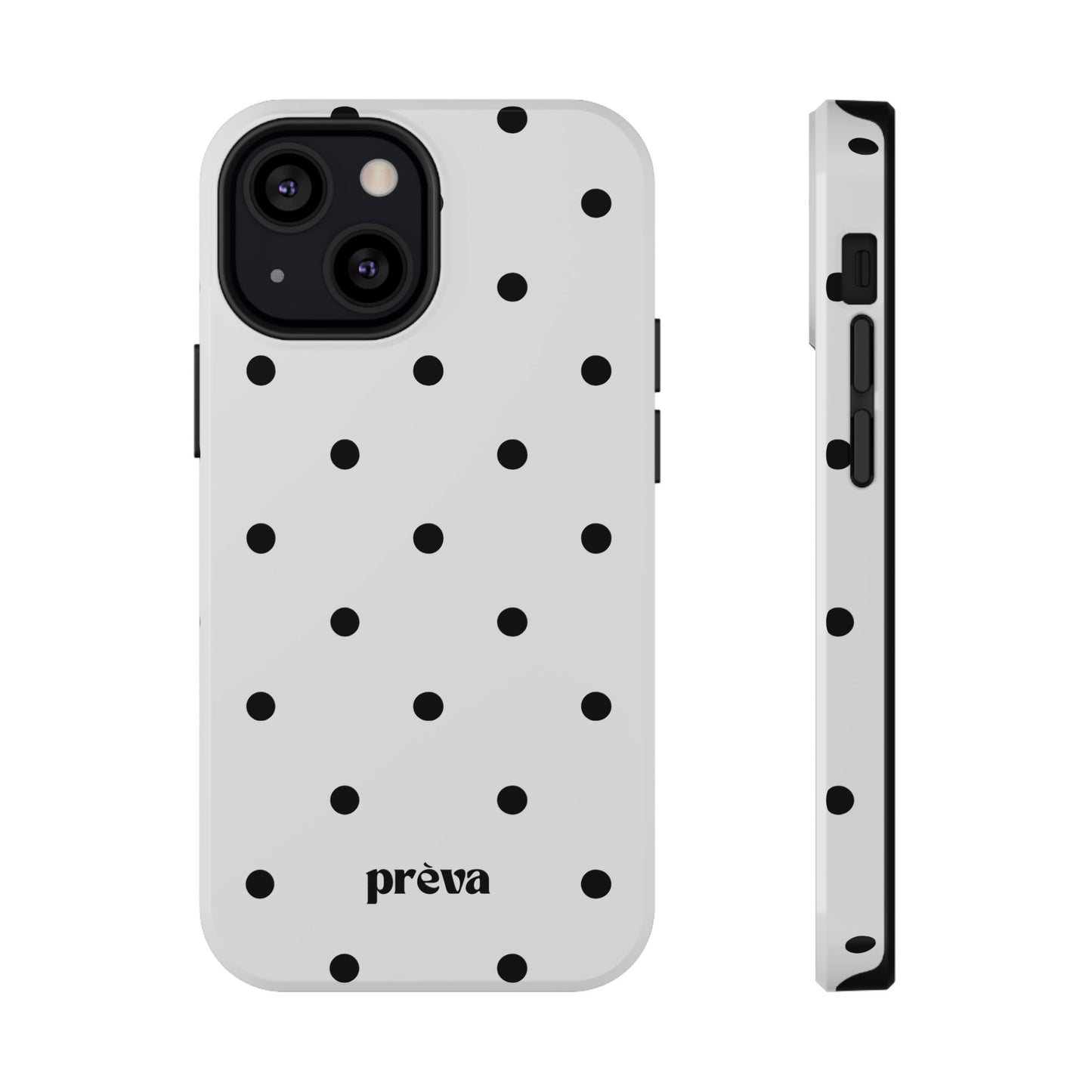 B&W polka dots Phone Case