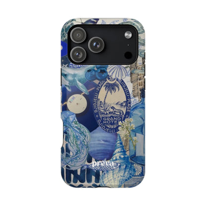 Blue Night Collage Phone Case