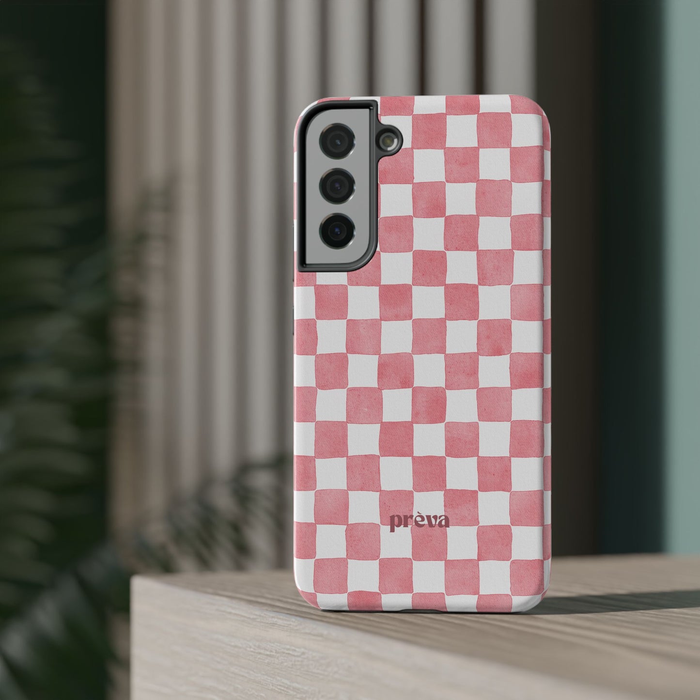 Pink Checkers Phone Case