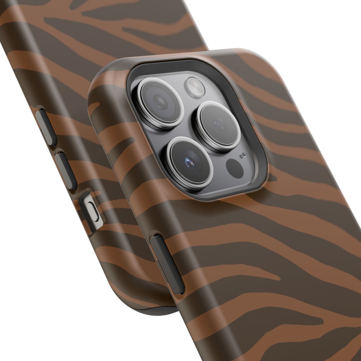 Brown Tiger Stripe Phone Case