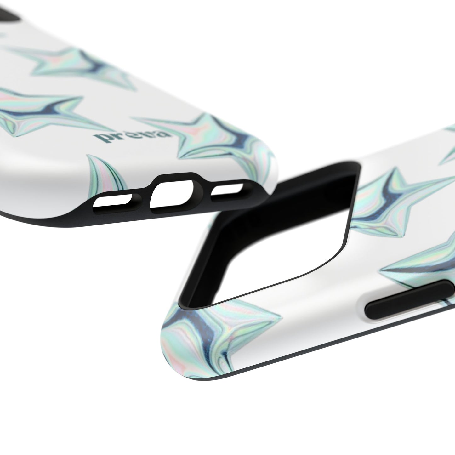 White Starburst Phone Case