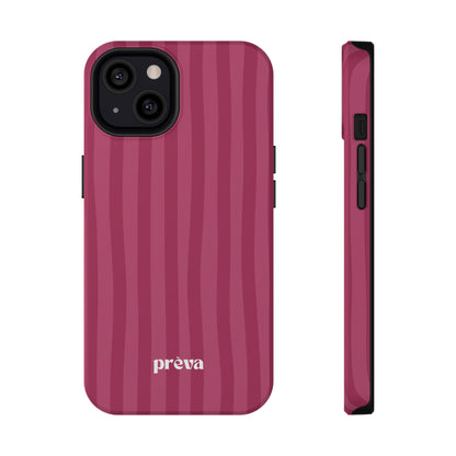 Magenta Stripes Phone Case