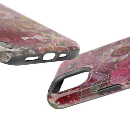 Floral Embroidery Phone Case