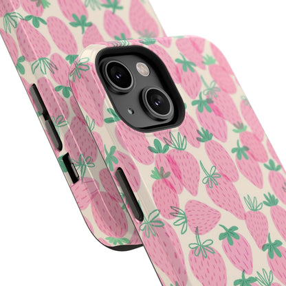 Pink Strawberry Phone Case