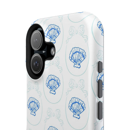 Fancy Teal Shell Phone Case