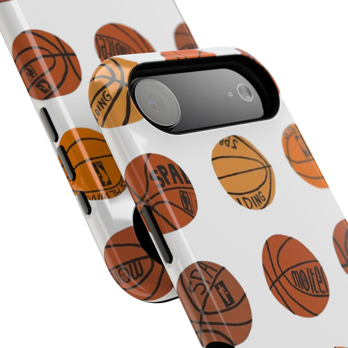 White Basketball Phone Case