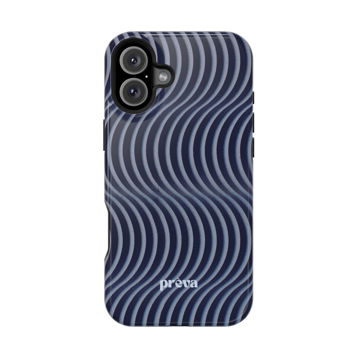 Wavy Navy Phone Case