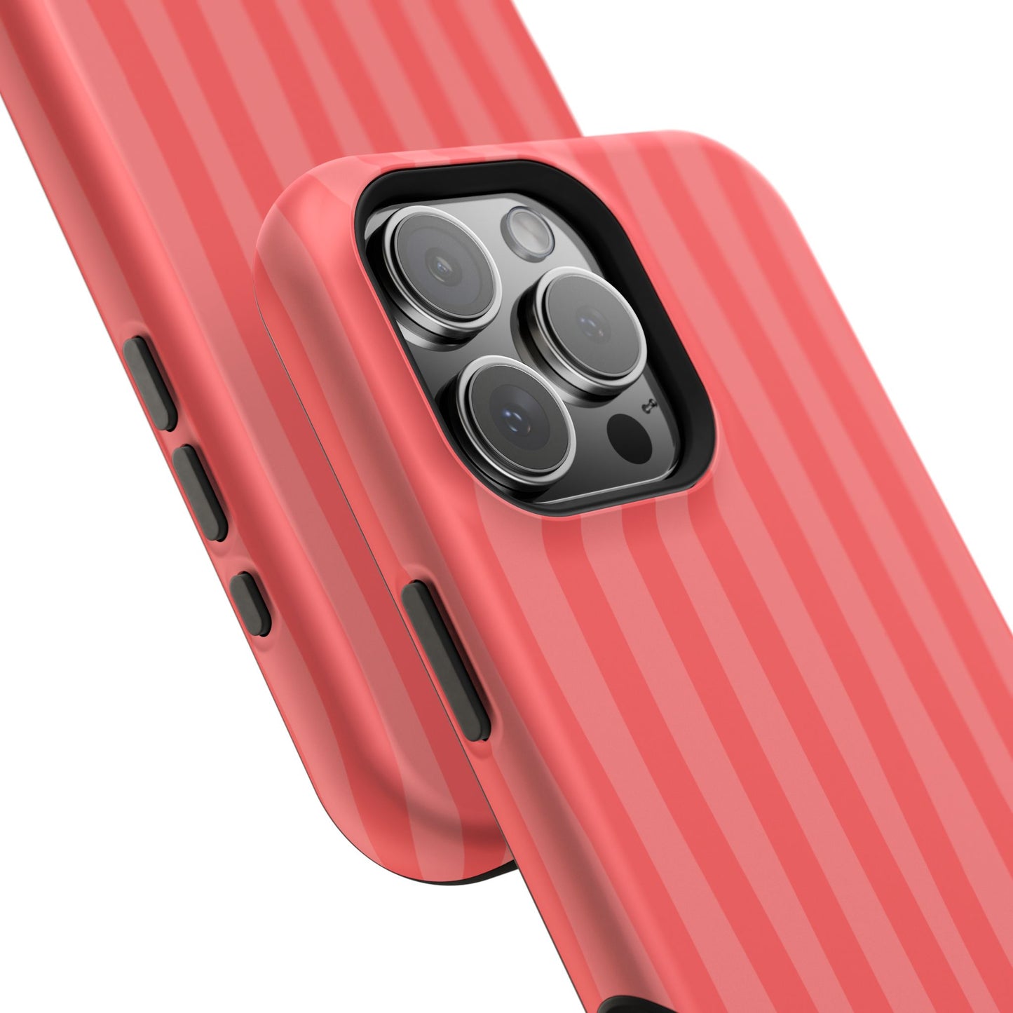 Coral Stipes Phone Case