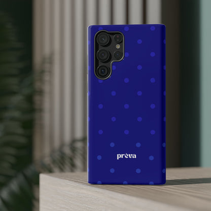 Dark Blue Polka Dots Phone Case