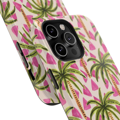 Phone Case — Pink Palm Tree Impact-Resistant Protector