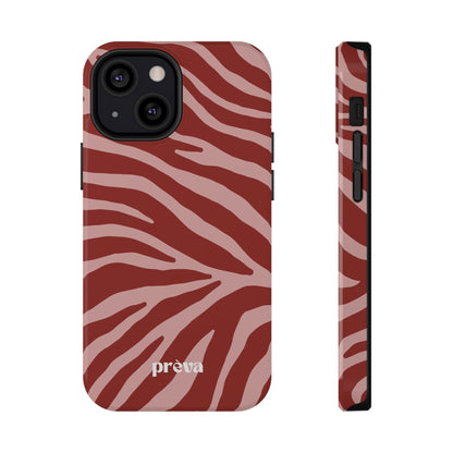 Red Zebra Phone Case