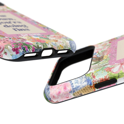 Slow Down Flowers x notsoken Phone Case
