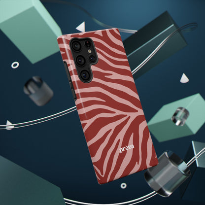 Red Zebra Phone Case