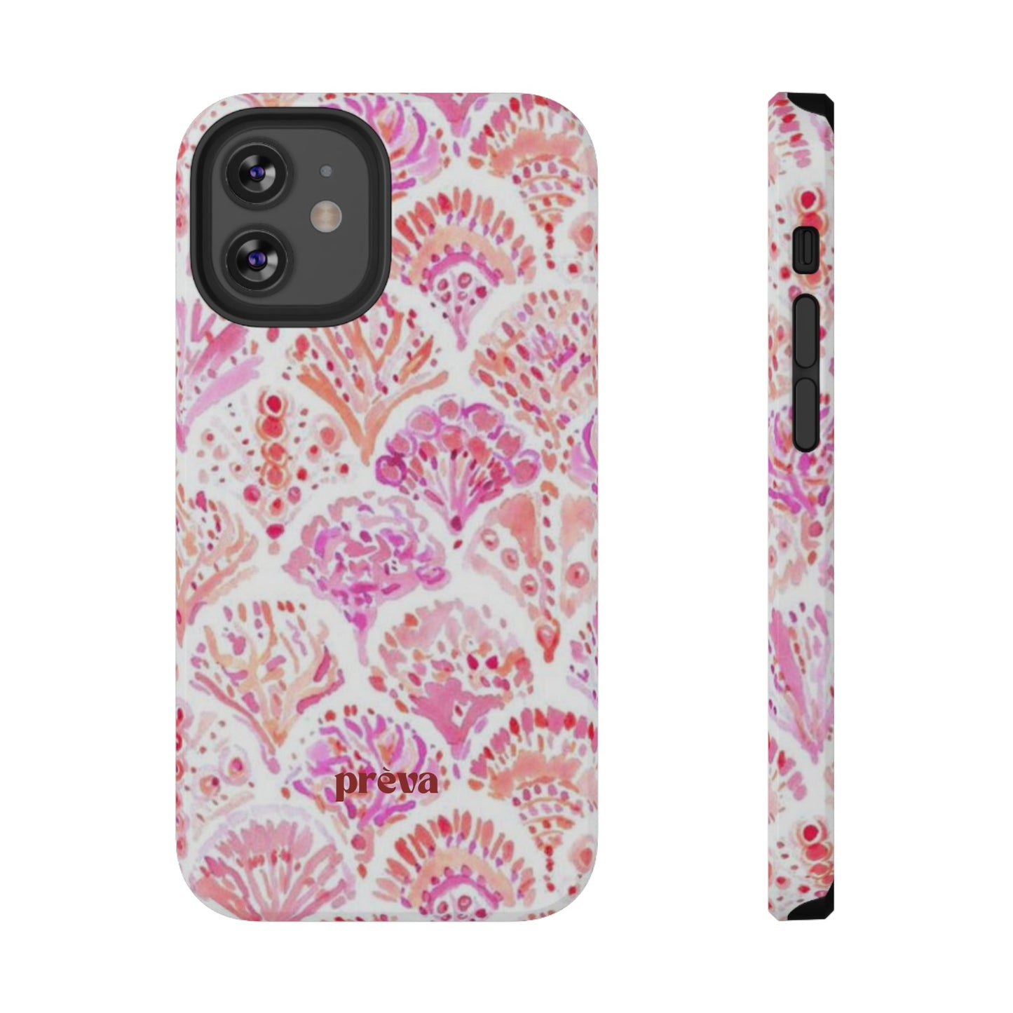 Pink Shell Watercolor Phone Case
