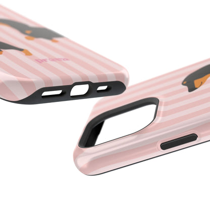 Dachshund Pink Stripes