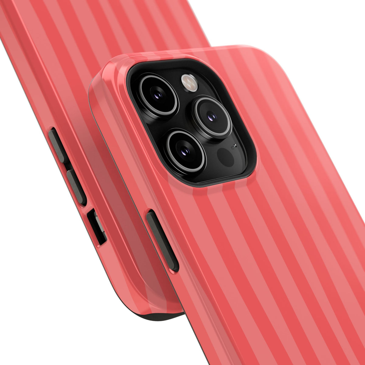 Coral Stipes Phone Case
