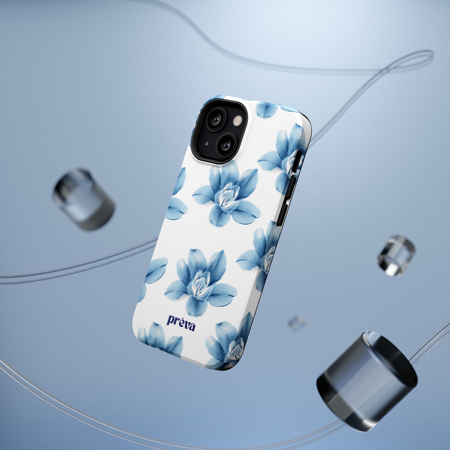 Blue Flowers Phone Case