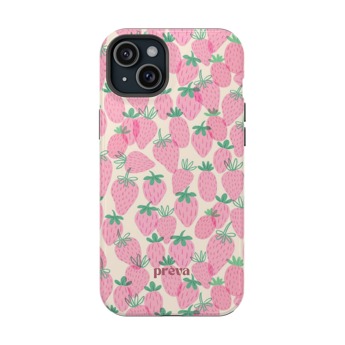 Pink Strawberry Phone Case