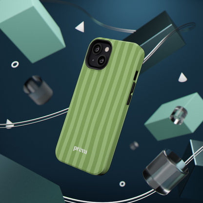 Light Green Stripes Phone Case