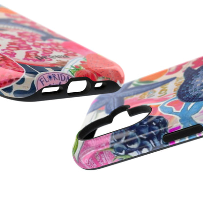 Dolphin Tropics Collage Phone Case