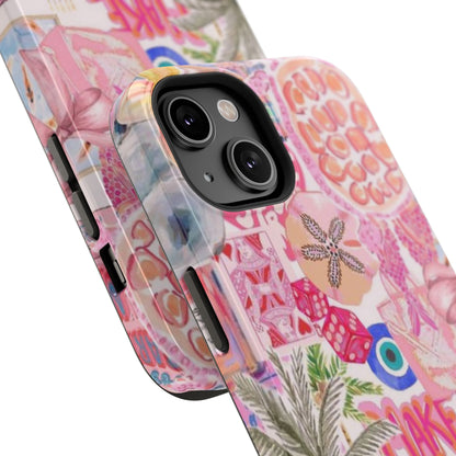 Pink Tropical Collage Phone Case