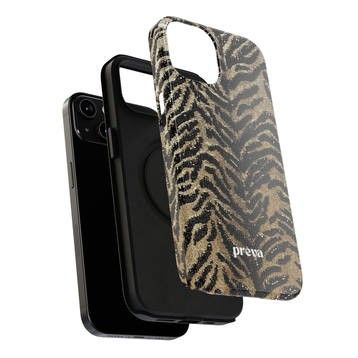 Phone Case — Impact‑Resistant Tiger Print Rug Texture