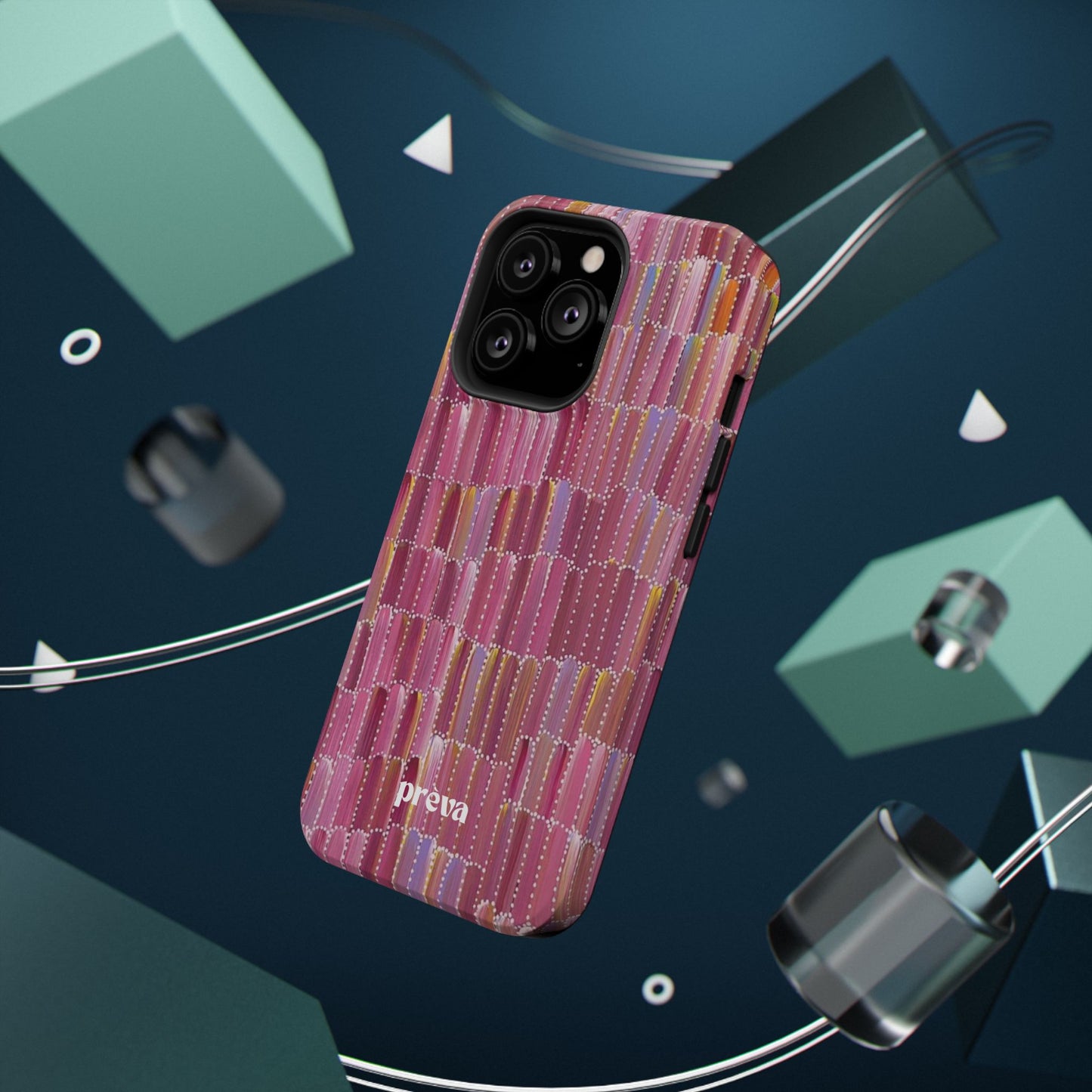 Pink Brushstroke Phone Case
